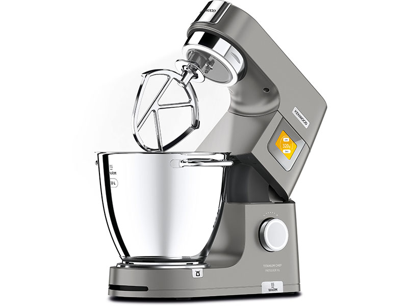 מיקסר Kenwood Titanium Chef Patissier XL KWL91.004SI עם קערת חימום
