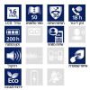   טלפון אלחוטי פנסוניק Panasonic דגם KXTGC410MBW