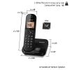 טלפון אלחוטי פנסוניק Panasonic דגם KXTGC410MBB