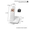   טלפון אלחוטי פנסוניק Panasonic דגם KXTGC410MBW