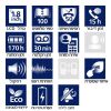 טלפון אלחוטי + משיבון פנסוניק Panasonic דגם KXTG6821MBB