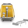 מצנם 2 פרוסות צהוב דלונגי DeLonghi דגם CTOC2103.Y