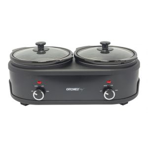 סיר בישול איטי כפול CHROMEX דגם CHS-1025-B 