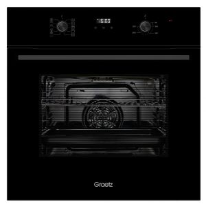  GRO-5870-B תנור בנוי טורבו טיימר דיגיטלי זכוכית שחורה