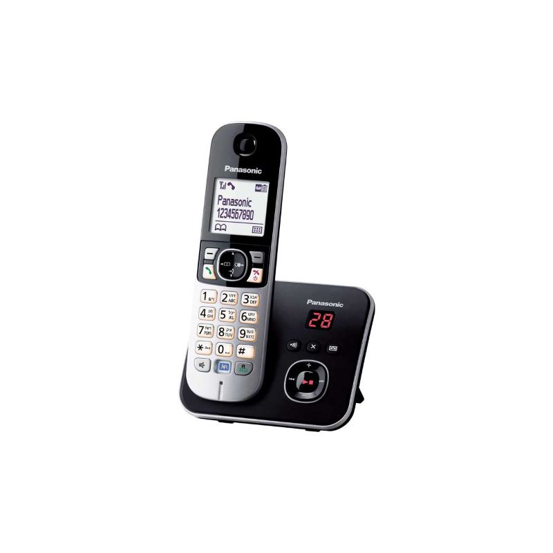 טלפון אלחוטי + משיבון פנסוניק Panasonic דגם KXTG6821MBB