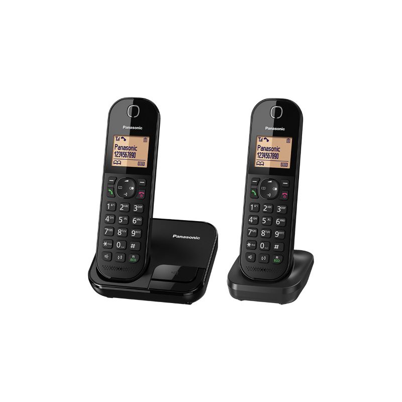 טלפון אלחוטי + שלוחה אחת פנסוניק Panasonic דגם KXTGC412MBB