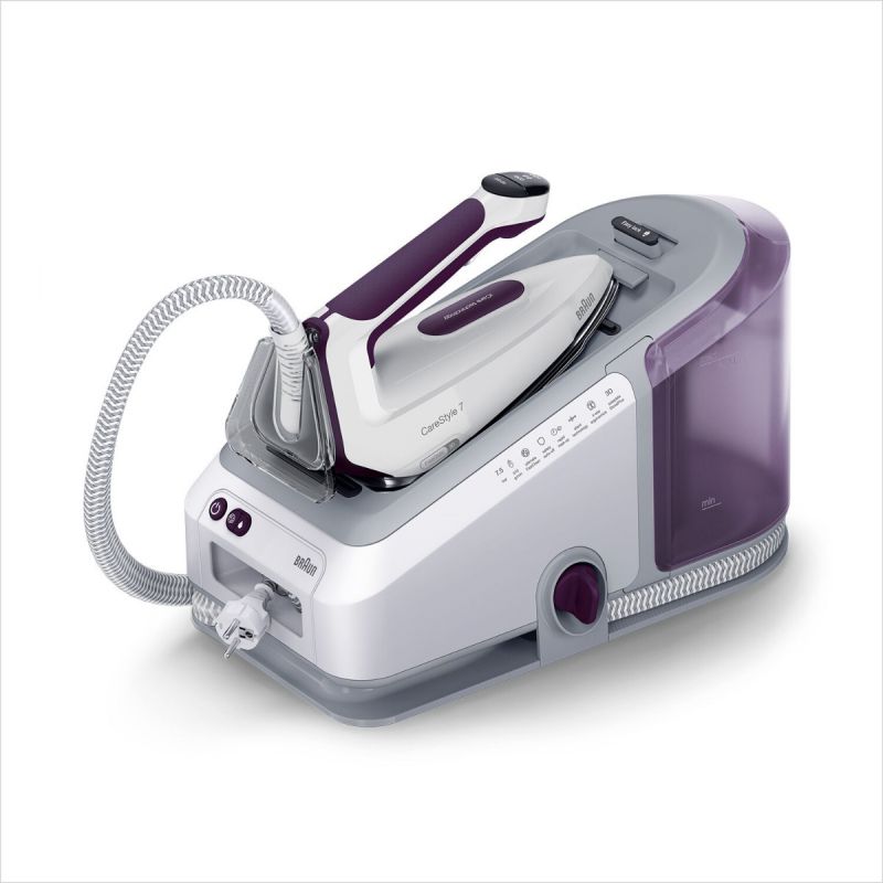 מגהץ קיטור לבן/סגול BRAUN מדגם IS7266VI