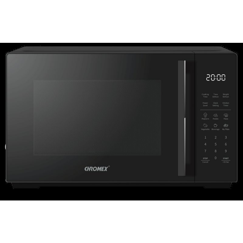 מיקרוגל 23 ליטר  CHROMEX שטוח ללא צלחת  דגם CH-808-NP 