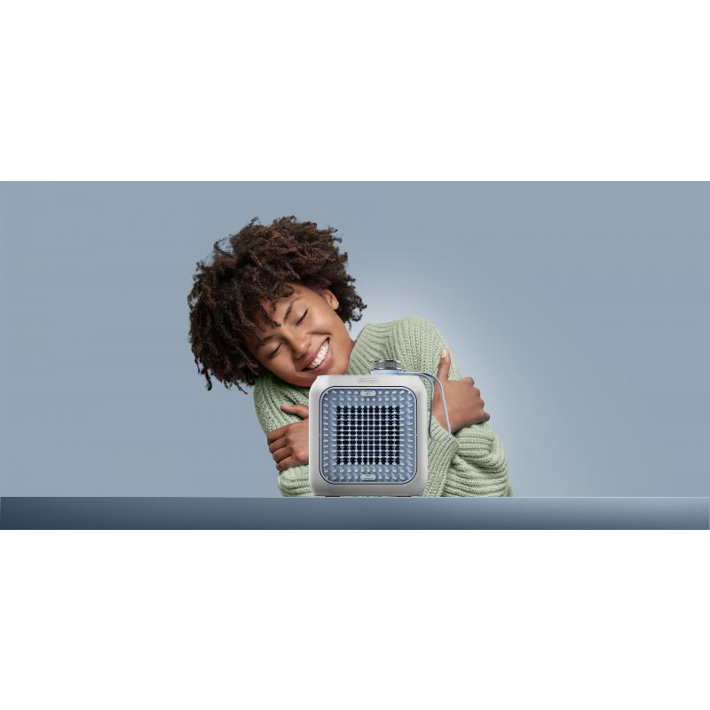 DeLonghi מפזר חום קומפקטי שולחני דגם HFX10B03.LB