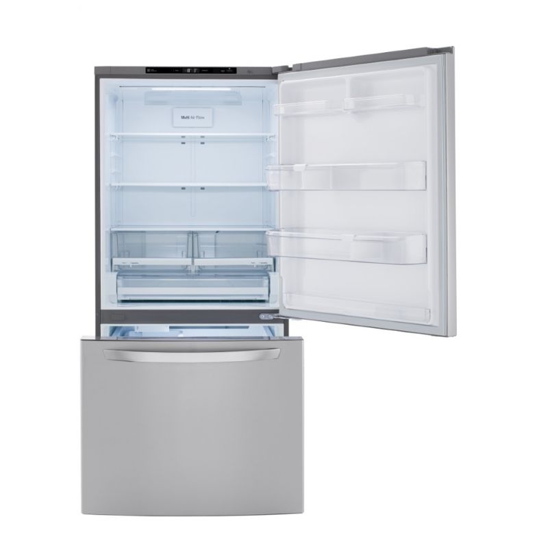 LG מקרר מקפיא תחתון נירוסטה מוברשת דגם GM859RSC