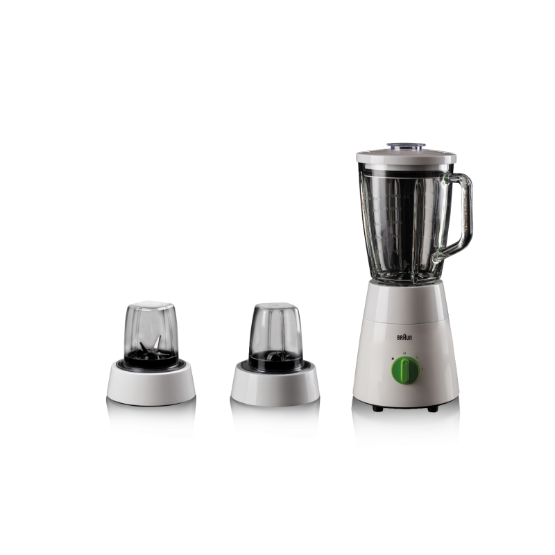 בלנדר מזכוכית 3 ב-1 Braun JB0153WH