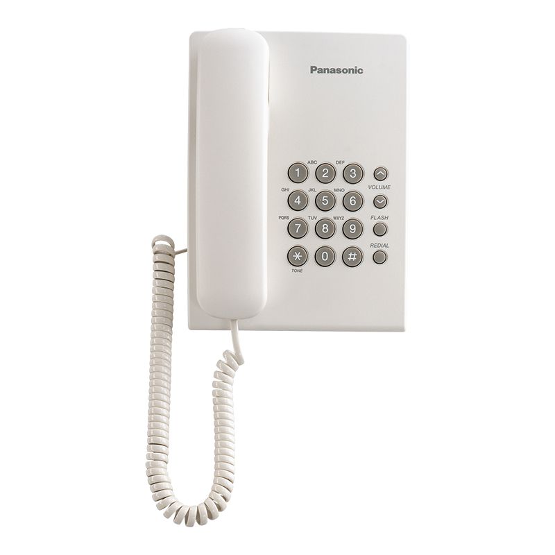 טלפון שולחני פנסוניק Panasonic דגם KXTS500MXW