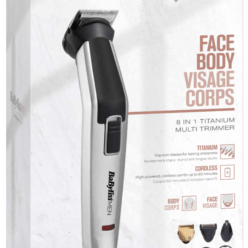 מעצב זקן 8 ב-1 בייביליס BaByliss דגם MT726E